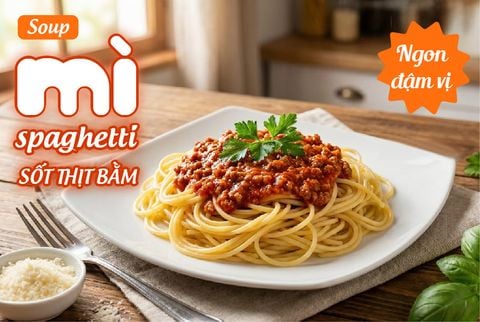  MÌ SPAGHETTI SỐT THỊT BẰM 