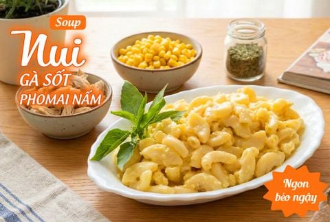  NUI GÀ SỐT PHOMAI NẤM 