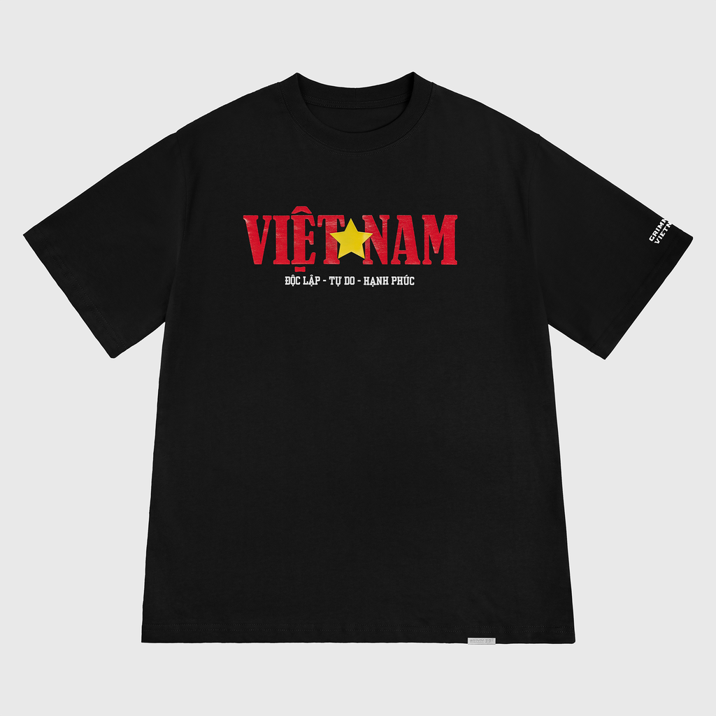 Áo Độc Lập - Tự Do - Hạnh Phúc // Đen