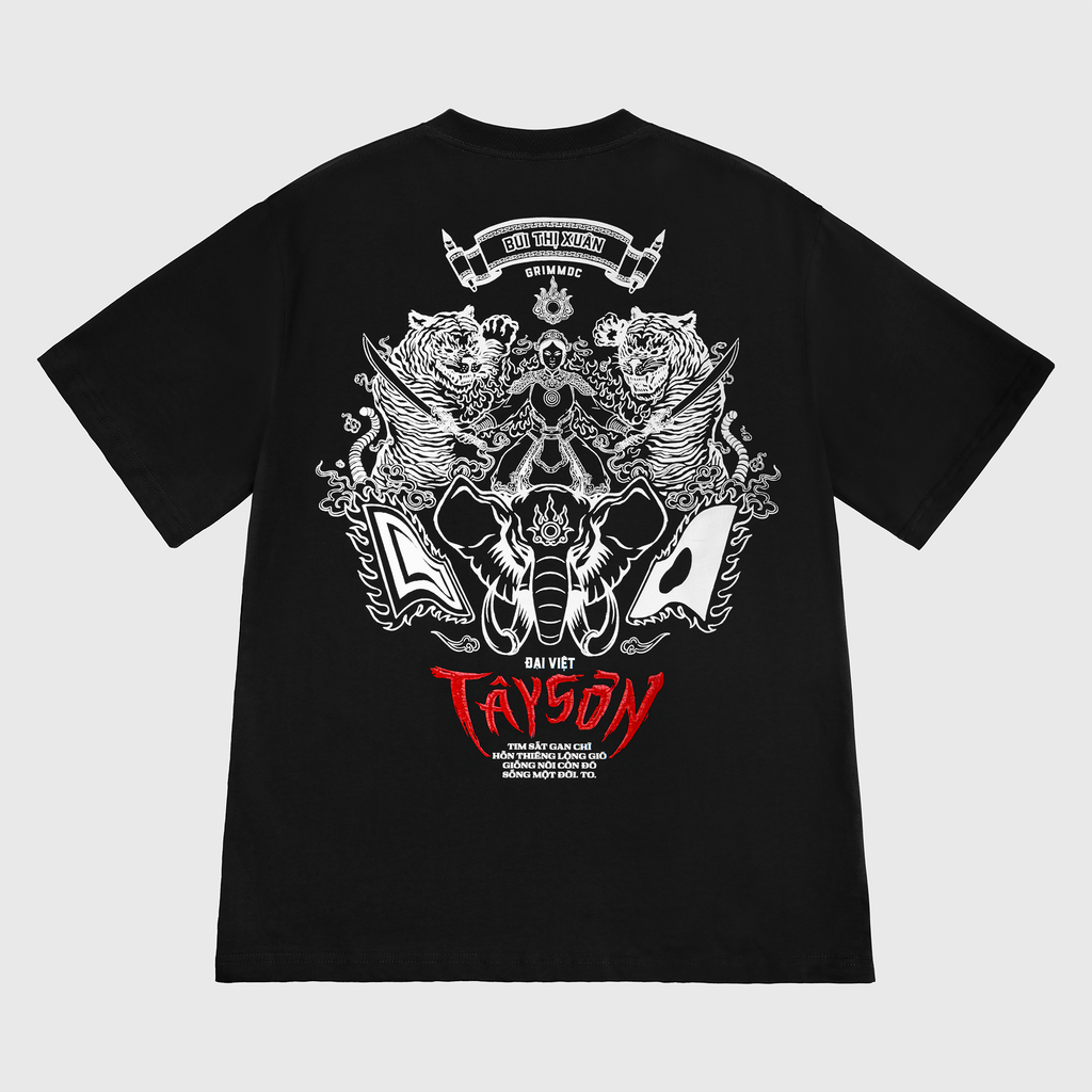 Áo thun BTX x Grimm DC // Tây Sơn - đen