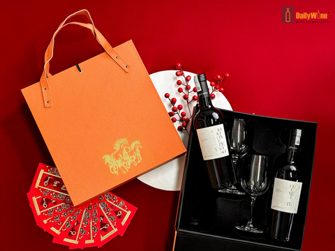  HỘP DA ĐÔI 2 LY - CAM 