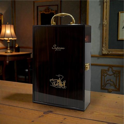  HỘP GỖ ĐÔI SƠN MÀI NÂU SUPERIOR 