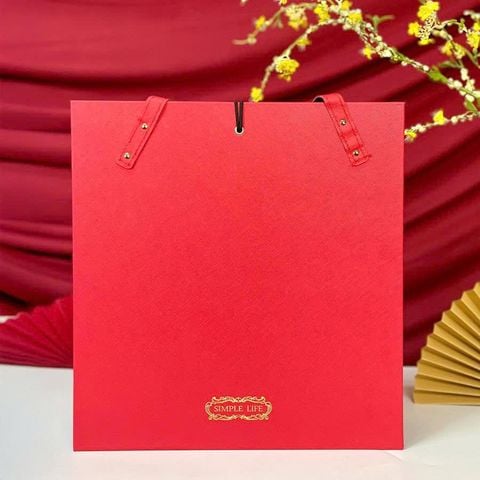  HỘP DA ĐÔI 2 LY - ĐỎ 