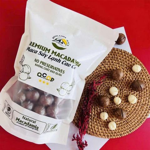  HẠT MACCA SẤY LẠNH TÚI ZIP 