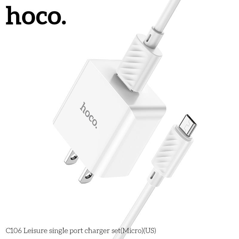 Sạc Bộ Hoco C106 - Micro / USB.MIC (sl5-2/10-3/20-5)