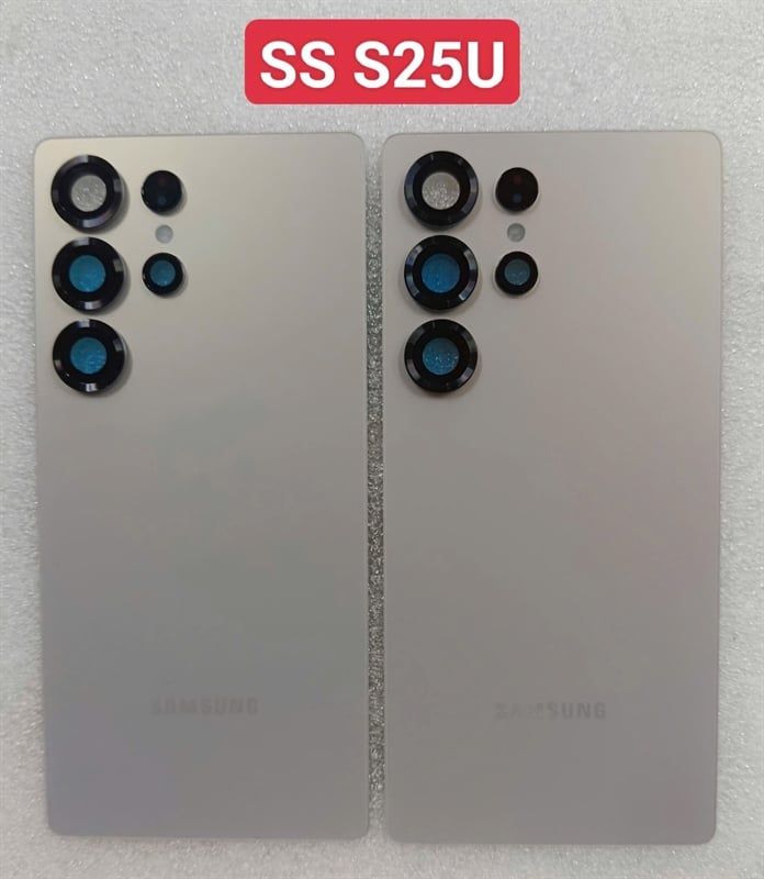 Lưng Samsung S25 Ultra + Kính Cam Zin - Xám