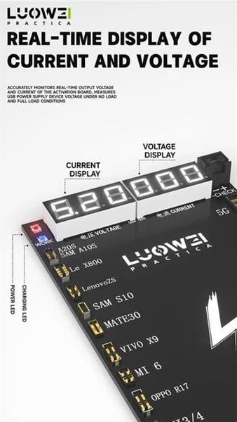 Mạch kích pin đa năng LUOWEI LW-B03 : 6-16Pm + hơn 400 mã Androi