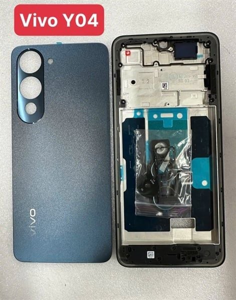 Vỏ Bộ Vivo Y04 zin - Xanh (Full)