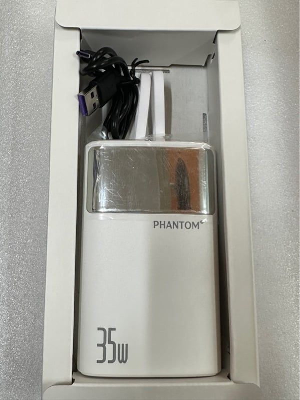 Pin Dự Phòng 20000mAh - PHANTOM P64 Sạc Nhanh 35W - mini - Kèm Dây