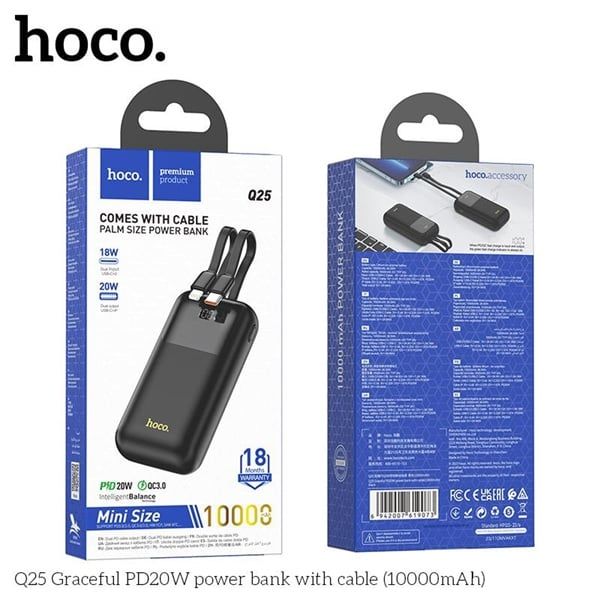 Pin Dự Phòng Hoco Q25 - 10000mAh - Sạc Nhanh 20W