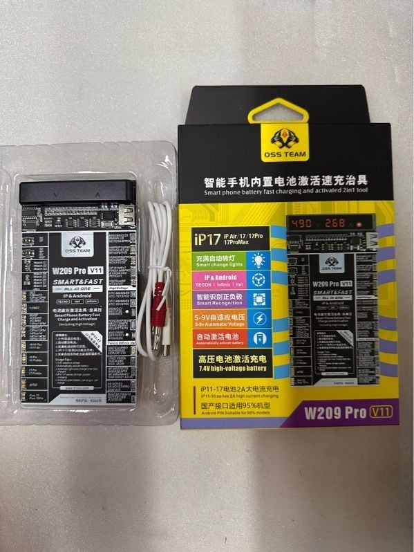 Vỹ Kích Pin W209 Pro V11 (IP 11 - 17 PM / Samsung / Oppo / Xiaomi / Vivo )
