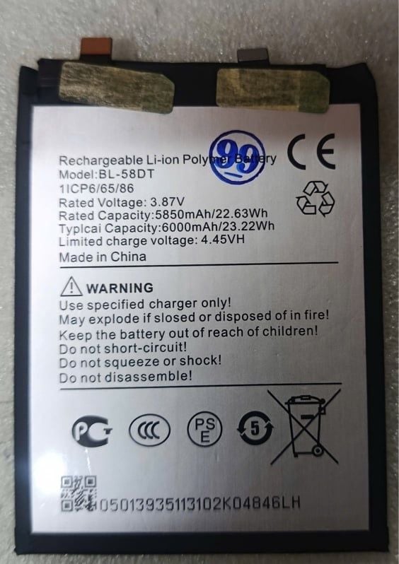Pin TECNO BL - 58DT / Tecno Pova 4 Pro - 6000mAh