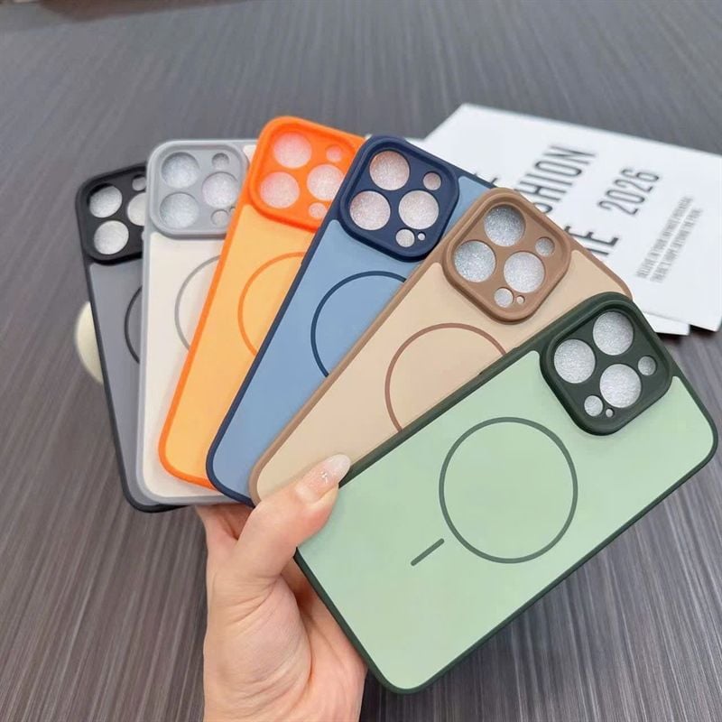 Ốp Dẻo Màu Giả Magsafe