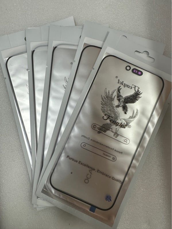 Kính Liền Keo Iphone 17 Pro Max Đen ( Zin Đại Bàng )
