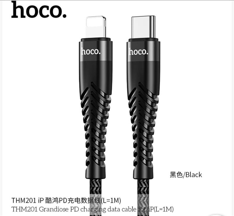 Cáp Sạc PD27W - C.Iphone - Hoco THM201 - dù 1m (sl5-2/10-3/20-5)