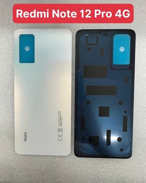 Lưng Xiaomi Redmi Note 12 Pro 4G - Trắng