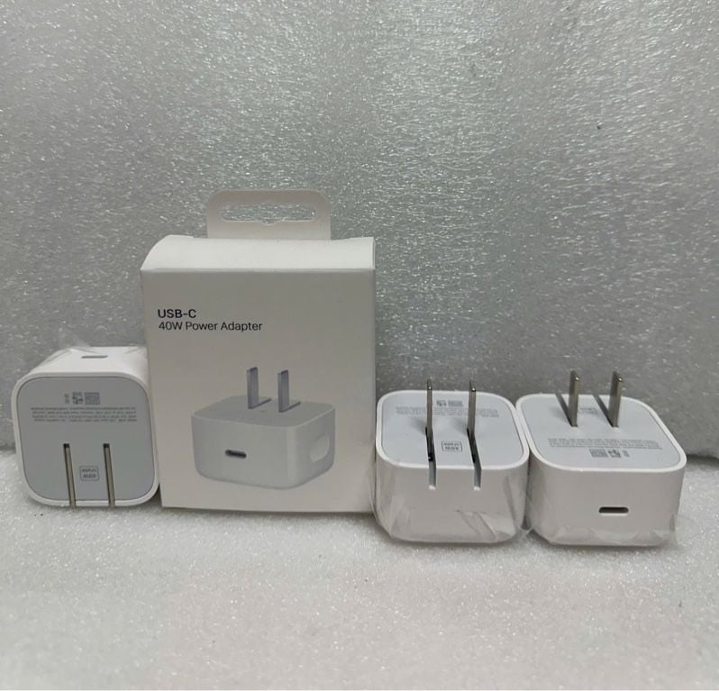 Cóc Iphone 40W / Ipad - K40 / Tab / Iphone 15 - 17PM Chân Dẹt - Type C