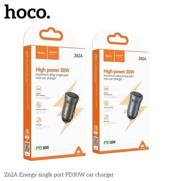Cóc Sạc Xe Ô tô - Hoco Z62A - 30W