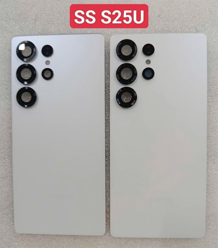 Lưng Samsung S25 Ultra + Kính Cam Zin - Trắng
