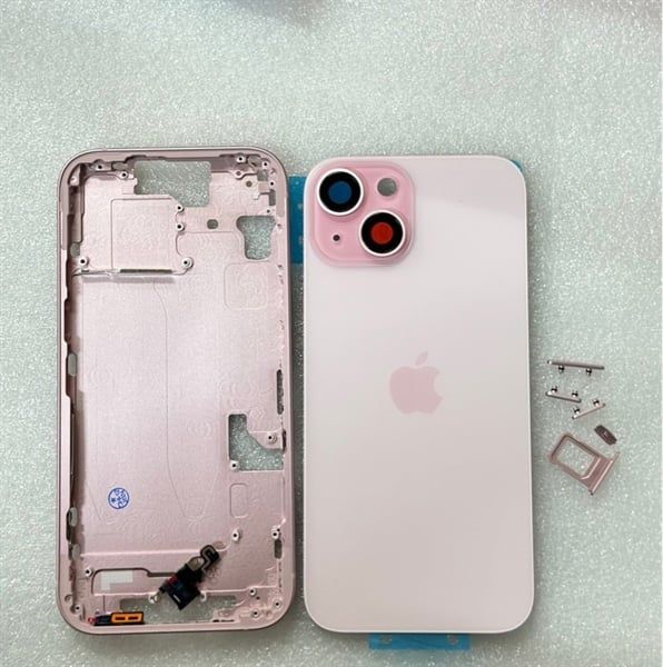 Vỏ Bộ Iphone 15 5G zin - Hồng ( full pk)