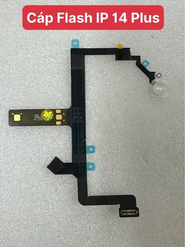 Cụm Dây Nút Nguồn + Âm Lượng + Đèn Flash + Mic ( cáp on/off - flex)- Iphone 14 Plus