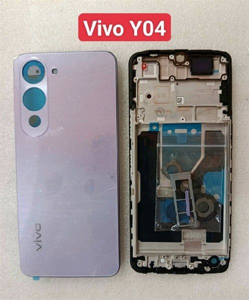 Vỏ Bộ Vivo Y04 - Tím (FULL)