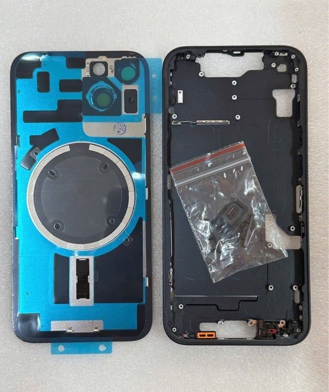 Vỏ Bộ Iphone 14 - 5G Zin - Đen (full pk + sạc kg dây)