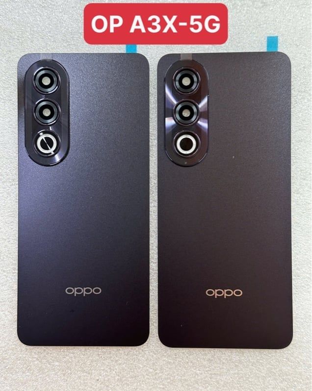 Lưng Oppo A3X 5G - Đen + KC