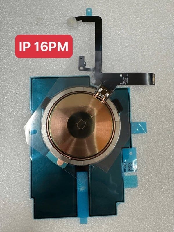 Dây Nút Nguồn + Dây Âm Lượng (DNAL) + Vỹ Sạc Nhanh Không Dây Iphone 16 Pro Max