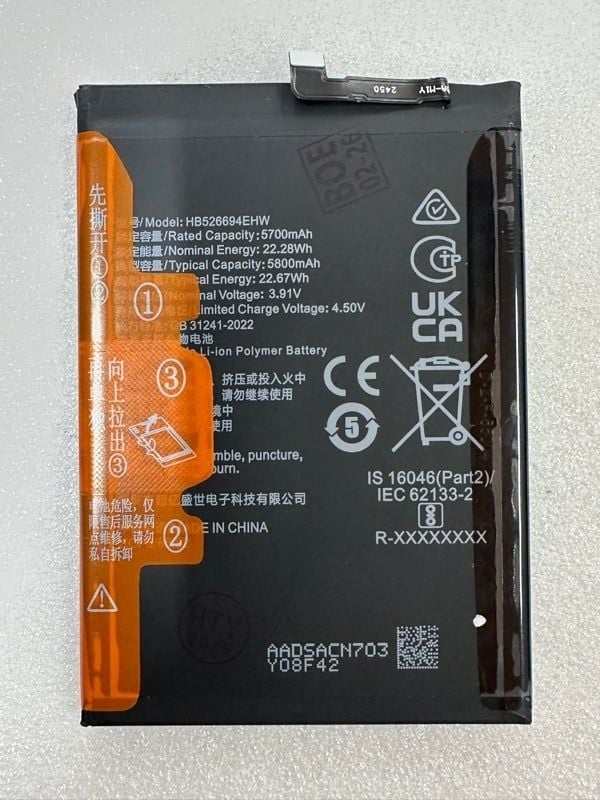 Pin Huawei Honor X9B / HB526694EHW - 5800mAh