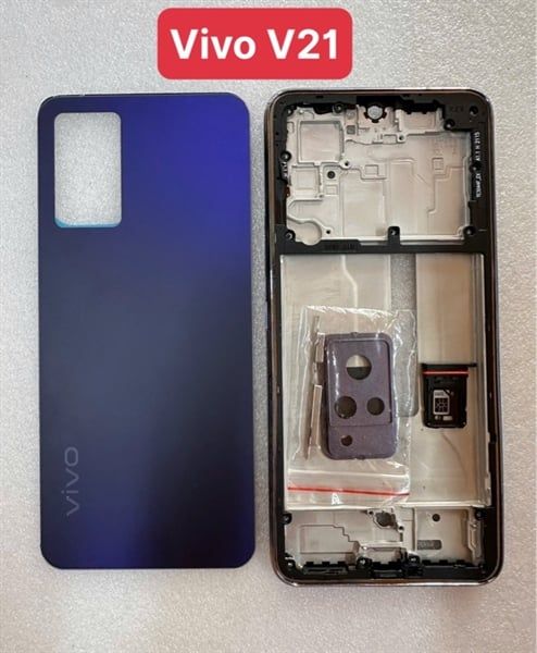 Vỏ Bộ Vivo V21 Xanh Đen + Sim