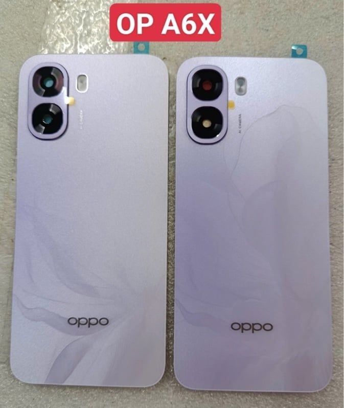Lưng Oppo A6X / A6T Zin - Tím Nhạt + KC