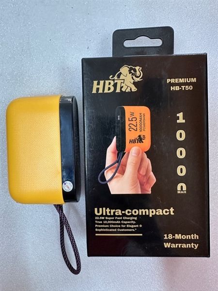 Pin Dự Phòng HBT HB - T50 / 10000mAh - Sạc Nhanh 22.5W