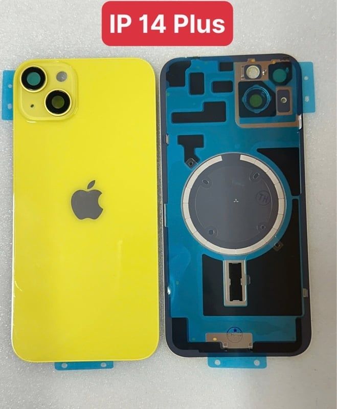 Lưng Iphone 14 Plus Zin - Vàng ( +KC + Sạc Không Dây )