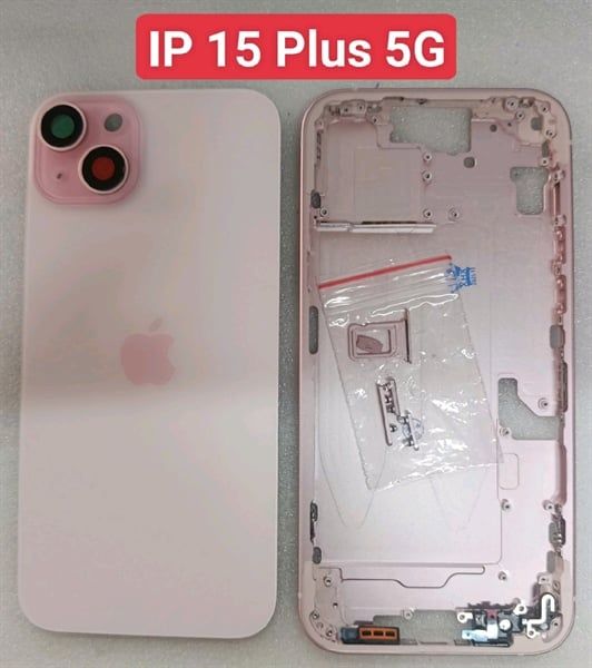 Vỏ Bộ Iphone 15 Plus 5G - Zin Hồng ( Full PK )