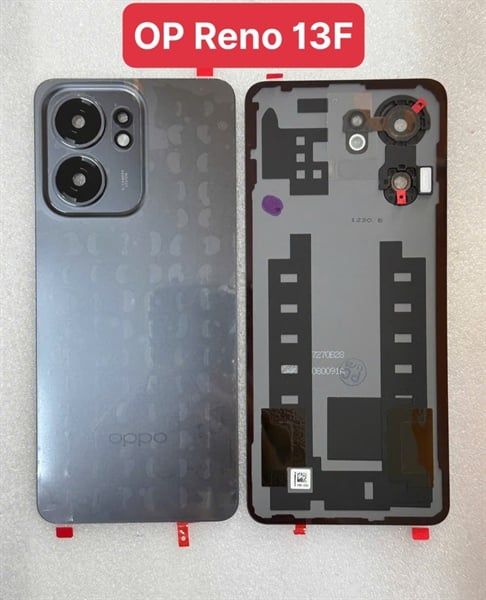 Lưng Oppo Reno 13F Zin - Đen + KC