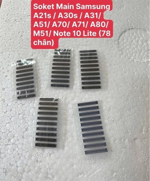 Socket Main Samsung: A21S / A30S / A31 / A51/ A70 / A71 / A80 / M51 / Note 10 Lite (78 Chân) - ( sl30-23k)