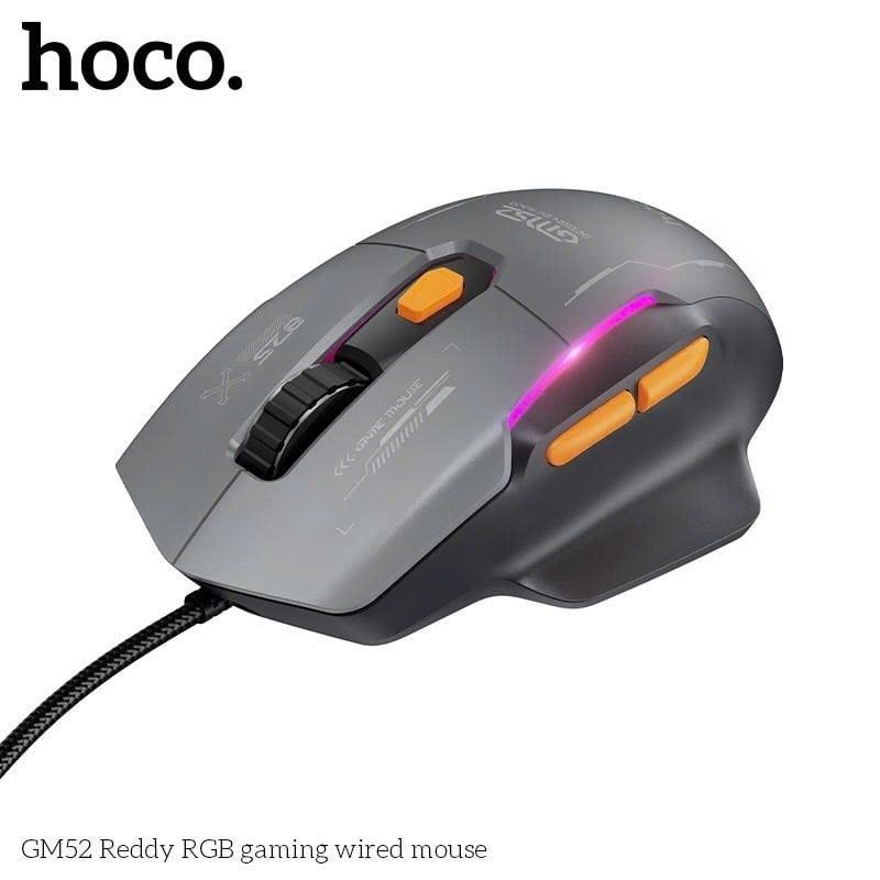 Chuột Có Dây - Hoco GM52 - Đen Xám