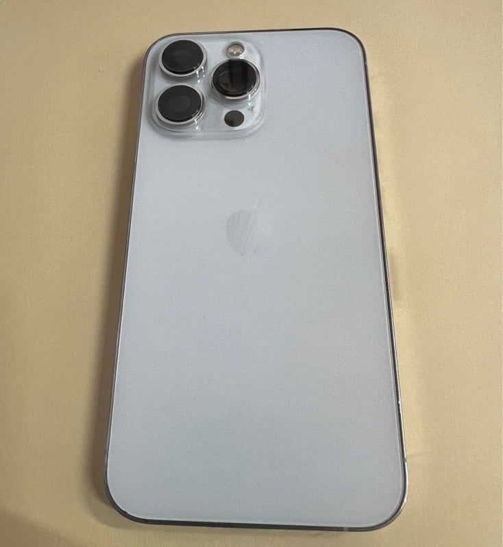 Vỏ Bộ Iphone 13 Pro Zin -Trắng- Bóc Máy (lưng nhâm nhẹ) C.an