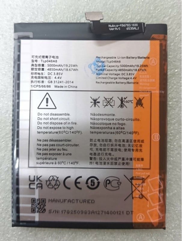 Pin ALCATEL / TCL 408 / TLP048A8 - 5000mAh Zin