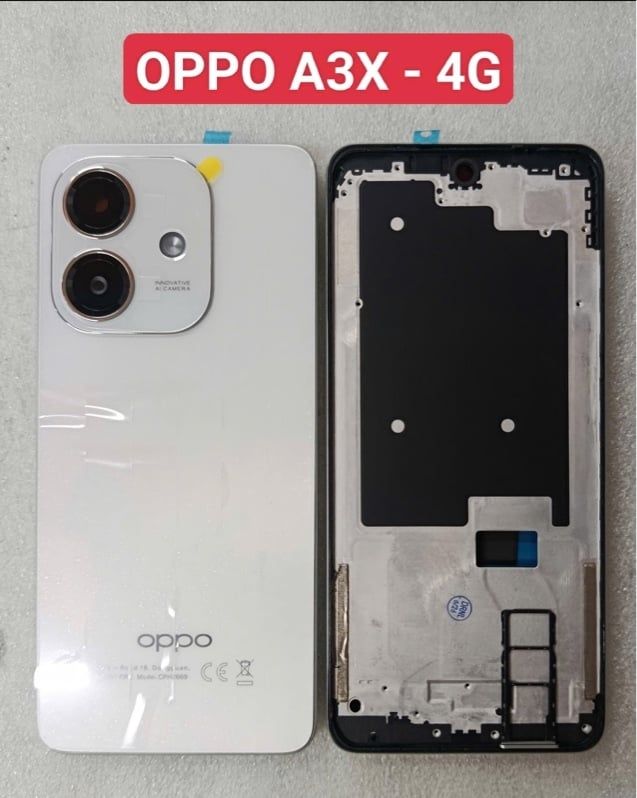 Vỏ Bộ Oppo A3 / A3X 4G / A5i Zin - Trắng