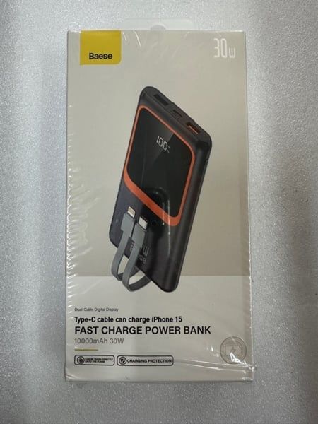 Pin Dự Phòng Baese - Sạc Nhanh 30W- 10000mAh (kèm dây)