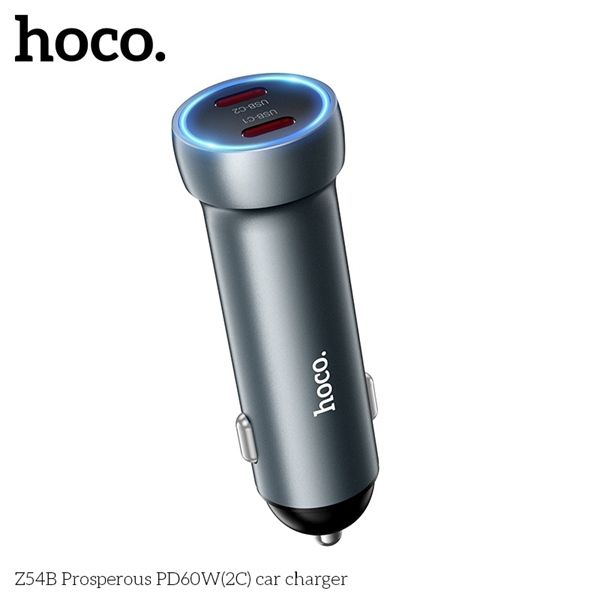 Cóc Sạc Xe Ô Tô - Hoco Z54B - Sạc Nhanh 60W
