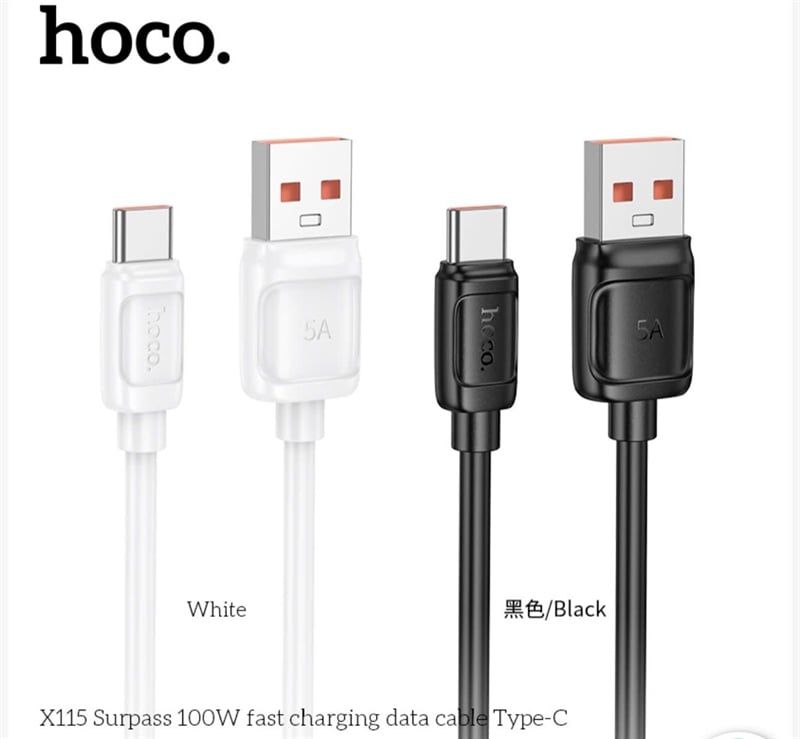 Cáp Sạc USB.C - Hoco X115 - 1m (sl20-1/30-2/50-3)