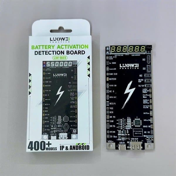 Mạch kích pin đa năng LUOWEI LW-B03 : 6-16Pm + hơn 400 mã Androi