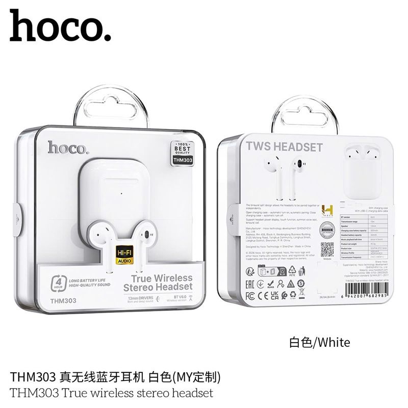 Tai Nghe AirPod - Hoco - THM303 / 4H / pin 300mah