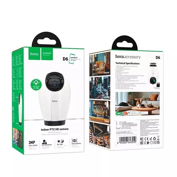 Camera Trong Nhà Hoco HD PTZ D6 (EU)