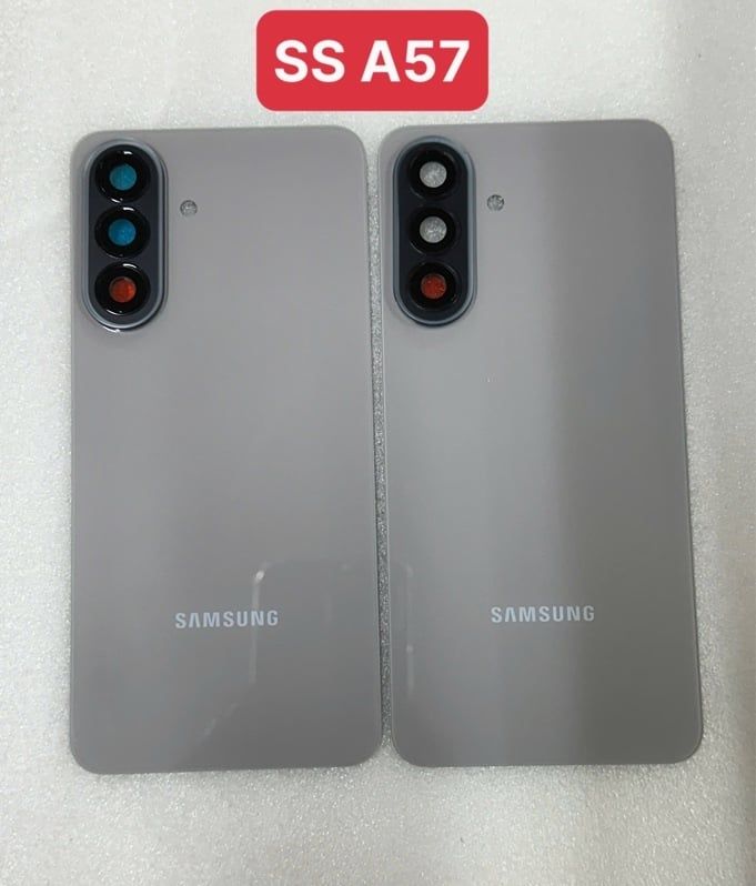 Lưng Samsung A57 Xám Zin + KC