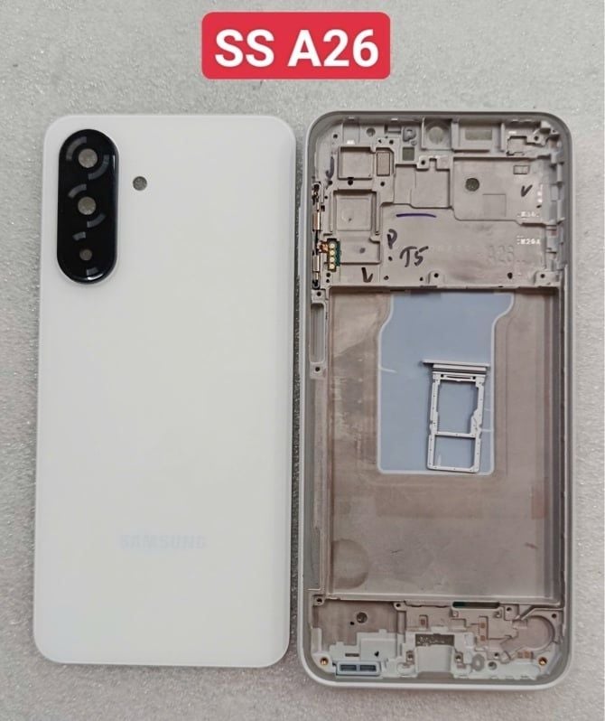 Vỏ Bộ Samsung A26 Trắng + KC