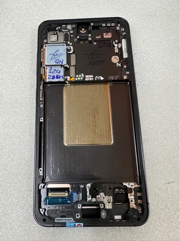 Màn Samsung S24 / S921 - Zin Bóc Máy - Khung Đen - (mèo nhẹ) (Amoled)